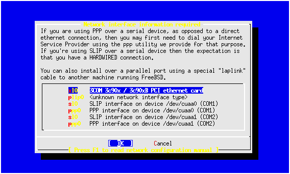 Ethernet Device Selection